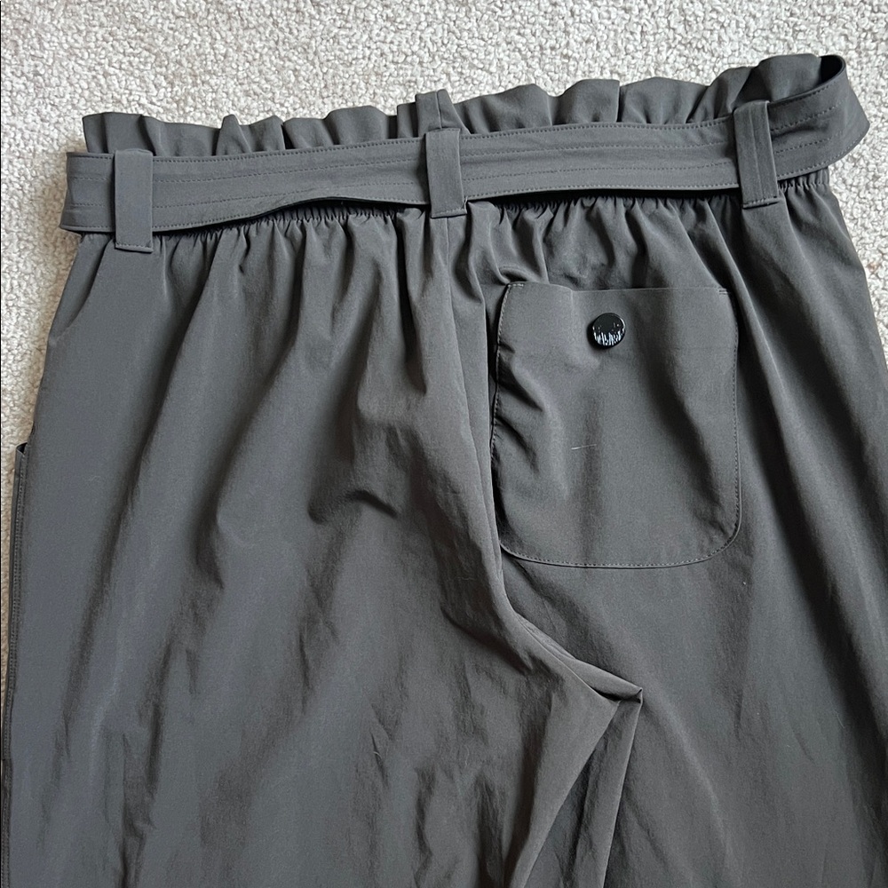 Athleta Charcoal Cargo Pants with Belt - Picture 7 of 9